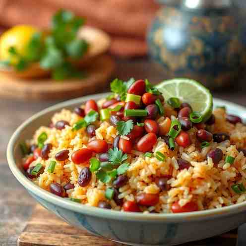 Healthy Rice and Beans Recipe - Guatemalan Recipe